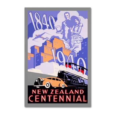 Travel 246 by Vintage Lavoie, 12x19-Inch Canvas Wall Art